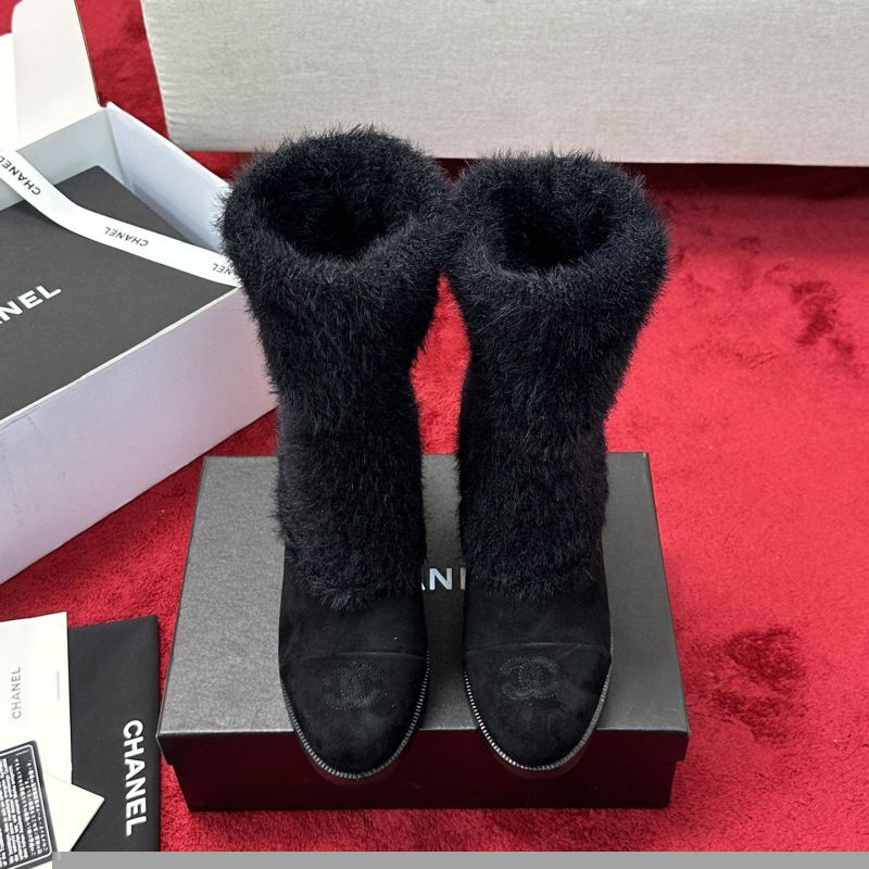 Ch*el leather shoes